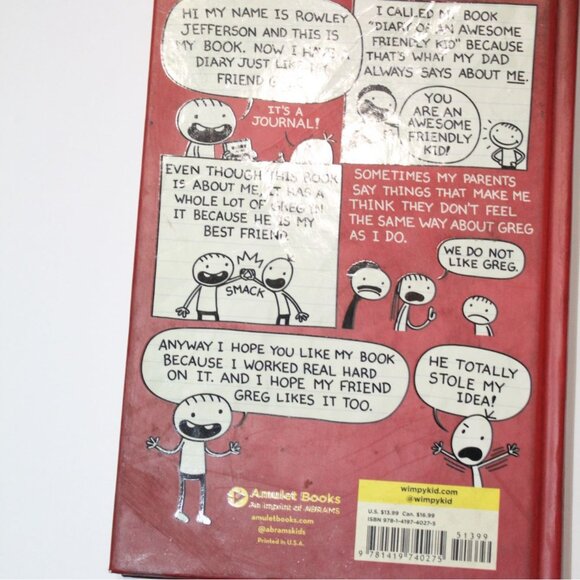 Diary of a Awesome Friendly Kid Rowley Jefferson's Journal HB - Picture 6 of 8